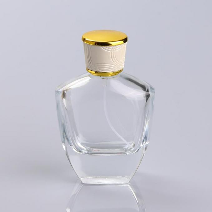 Diseño de cristal vacío de encargo inferior grueso de la botella de perfume 100ml del proveedor confiado comercial