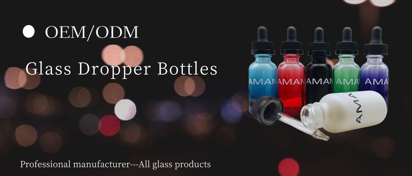 China el mejor botellas de cristal del dropper en ventas