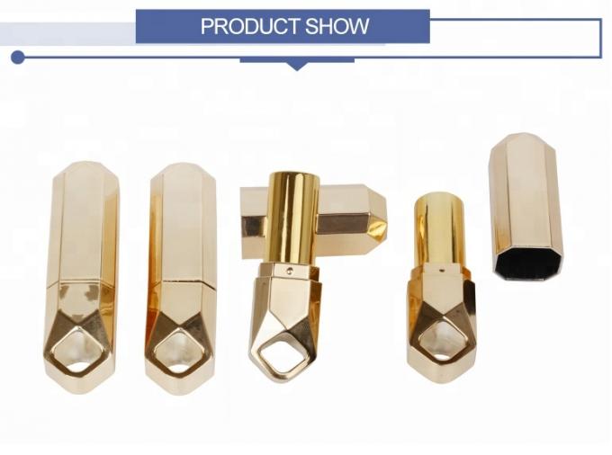tubo de empaquetado cosmético de la barra de labios del oro para la venta al por mayor