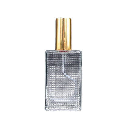 Wholesale clear glass Bottle With Aluminium Cap Glass Refill Empty Perfume Atomizer Spray bottle hot sell