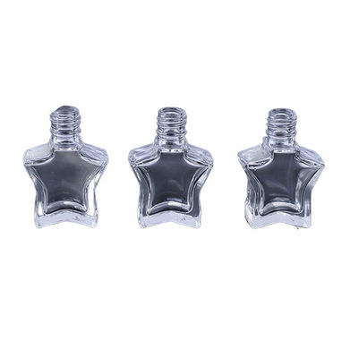Clear Nail Polish Brush 3ML Star Glass Bottle