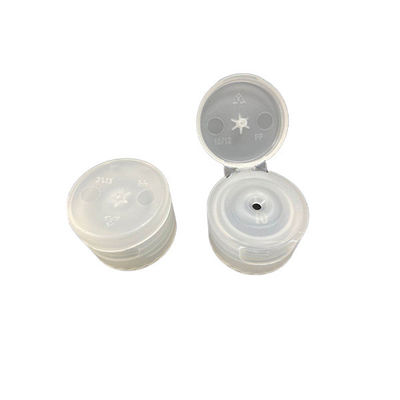 20 / 410 Clear ISO1400 Flip Top Plastic Bottle Caps