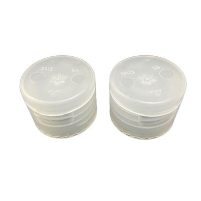 20 / 410 Clear ISO1400 Flip Top Plastic Bottle Caps