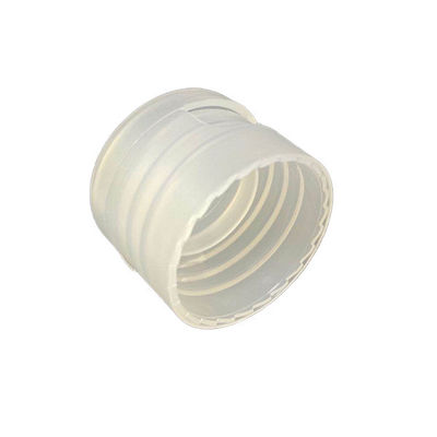 Round OEM 24/410 White Plastic Bottle Caps