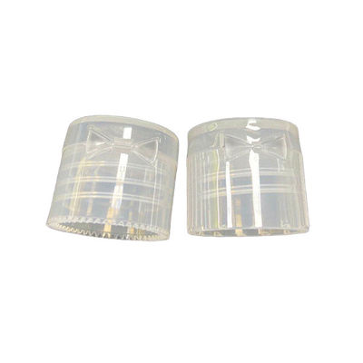 20 / 410 Clear ISO1400 Flip Top Plastic Bottle Caps