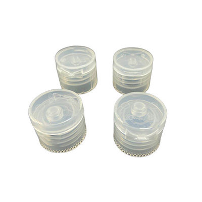 20 / 410 Clear ISO1400 Flip Top Plastic Bottle Caps