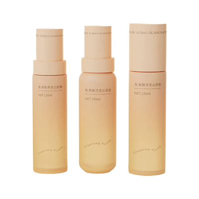 24-tooth PETG facial cleanser empty bottle 150ml/120ml environmentally friendly recyclable packaging