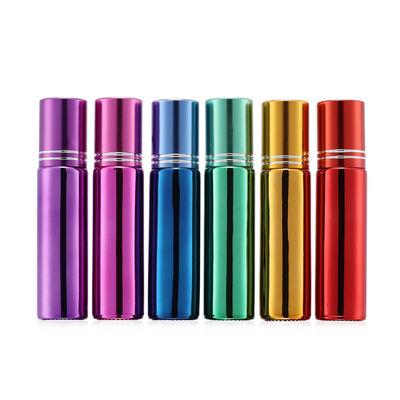 Premium Aromatherapy 5ml 10ml Metallic Finish Roll On Bottles Best Roller Ball Bottles For Essential Oils