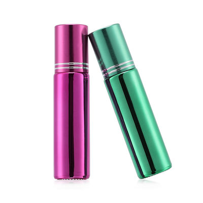 Premium Aromatherapy 5ml 10ml Metallic Finish Roll On Bottles Best Roller Ball Bottles For Essential Oils