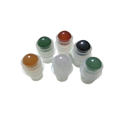 Botellas de perfume con tapón de rosca y roll-on, roll-on metálicos ámbar, verde y rojo para botellas de aceites esenciales